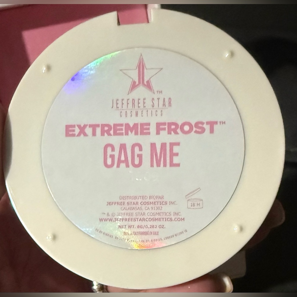 Gag Me Jeffree Star Extreme Frost Highlighter Pearl Blue Reflects. RARE! NIB!! - Picture 16 of 16